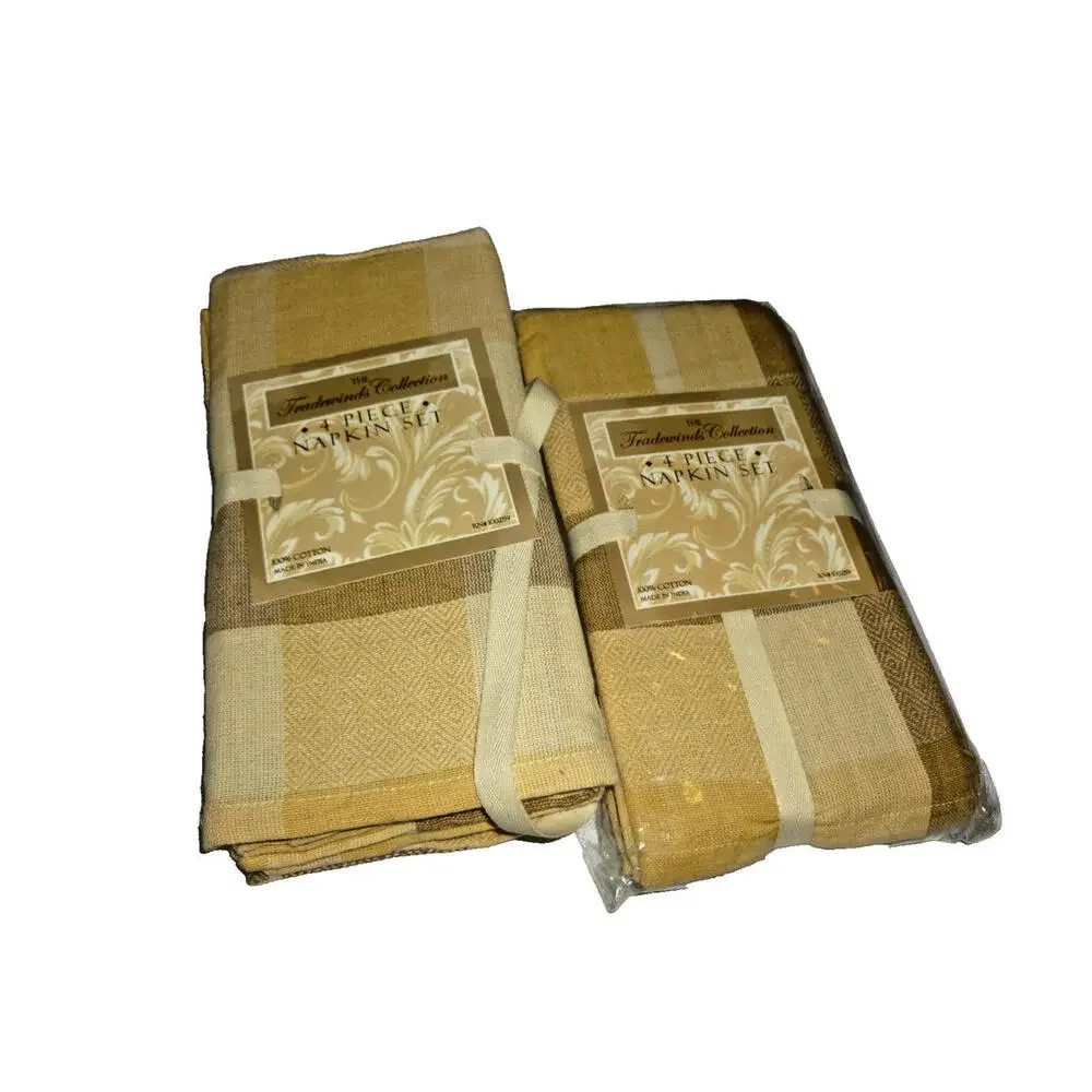 NEW Luxury Tradewinds Floral Napkins 2 Set of‎ 4